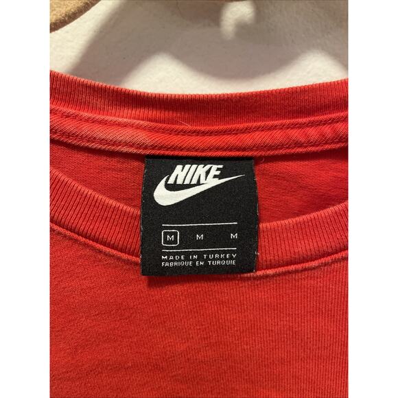 Nike Wash Drip Long Sleeve Shirt University Red DC2724-657 Men's Medium B103 - Picture 4 of 7